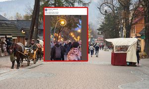 To nie fotomontaż. Ujęcie z Krupówek obiegło sieć. Spójrzcie