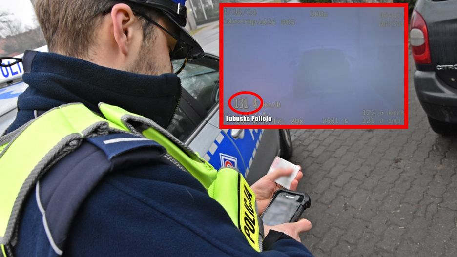 W gęstej mgle ponad 130 km/h 