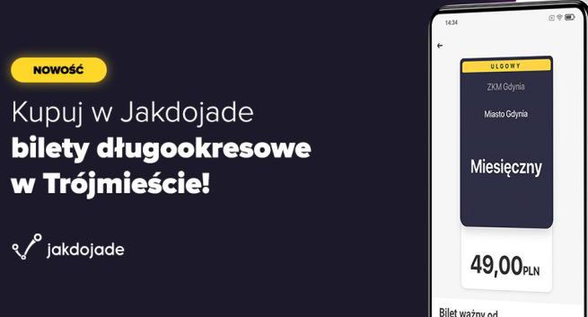 Bilety okresowe dla mieszkańców Trójmiasta w Jakdojade