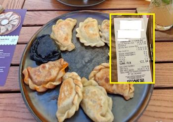 Paragon z Gdańska. 7 zł za podsmażenie pierogów. "Dałyśmy się oszukać jak turyści"