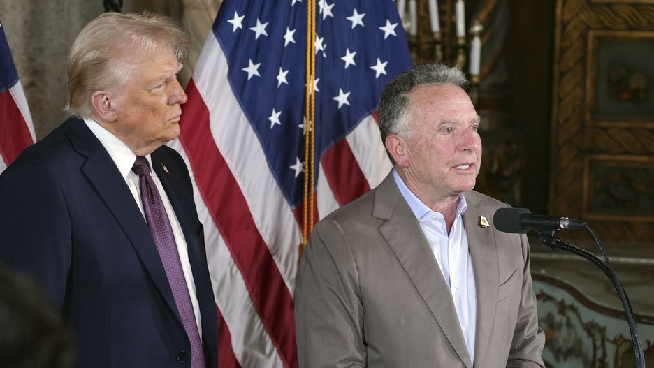 Prezydent USA Donald Trump i jego doradca Steve Witkoff