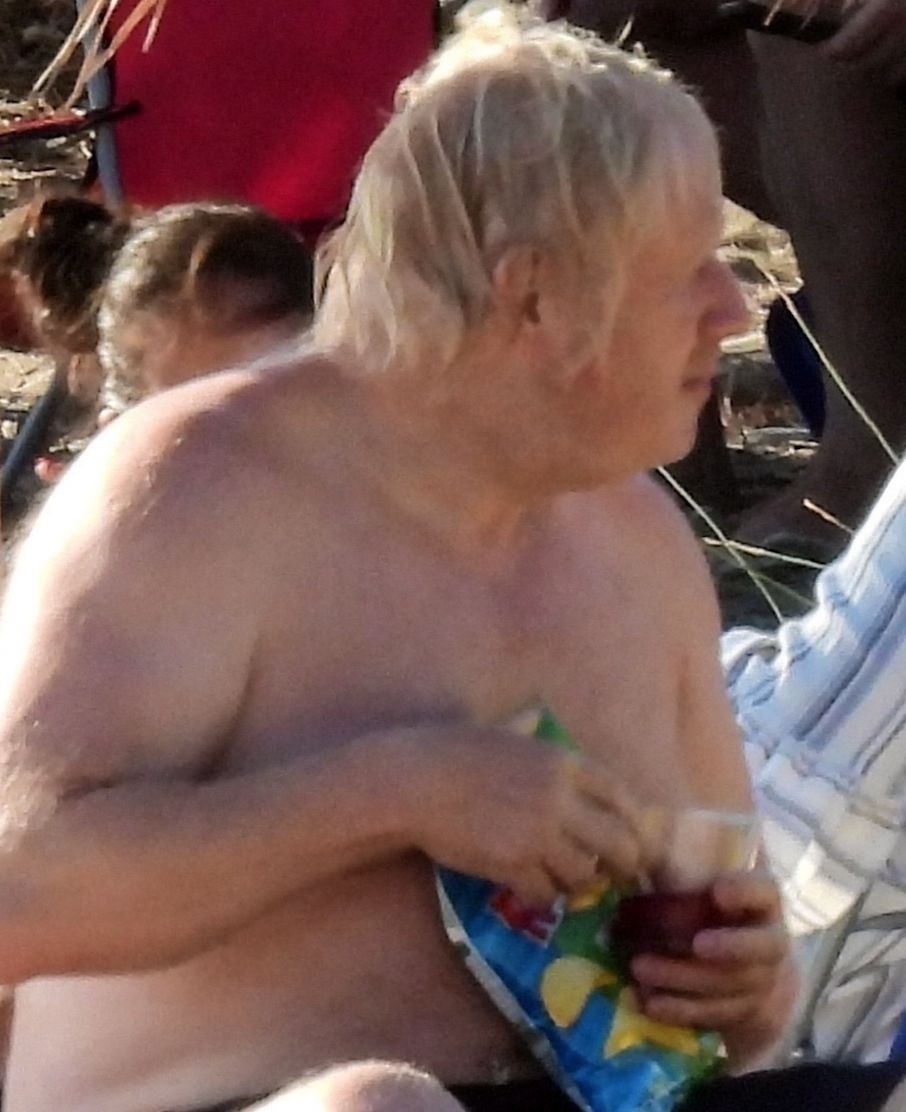 Boris Johnson na wakacjach