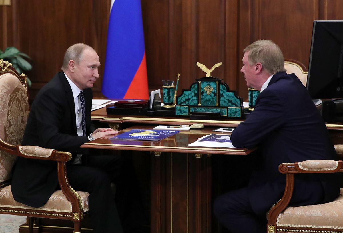 Władimir Putin i Anatolij Czubajs