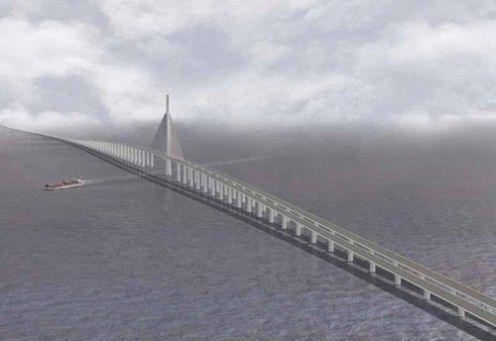 Największy most na świecie będzie miał 21 kilometrów długości