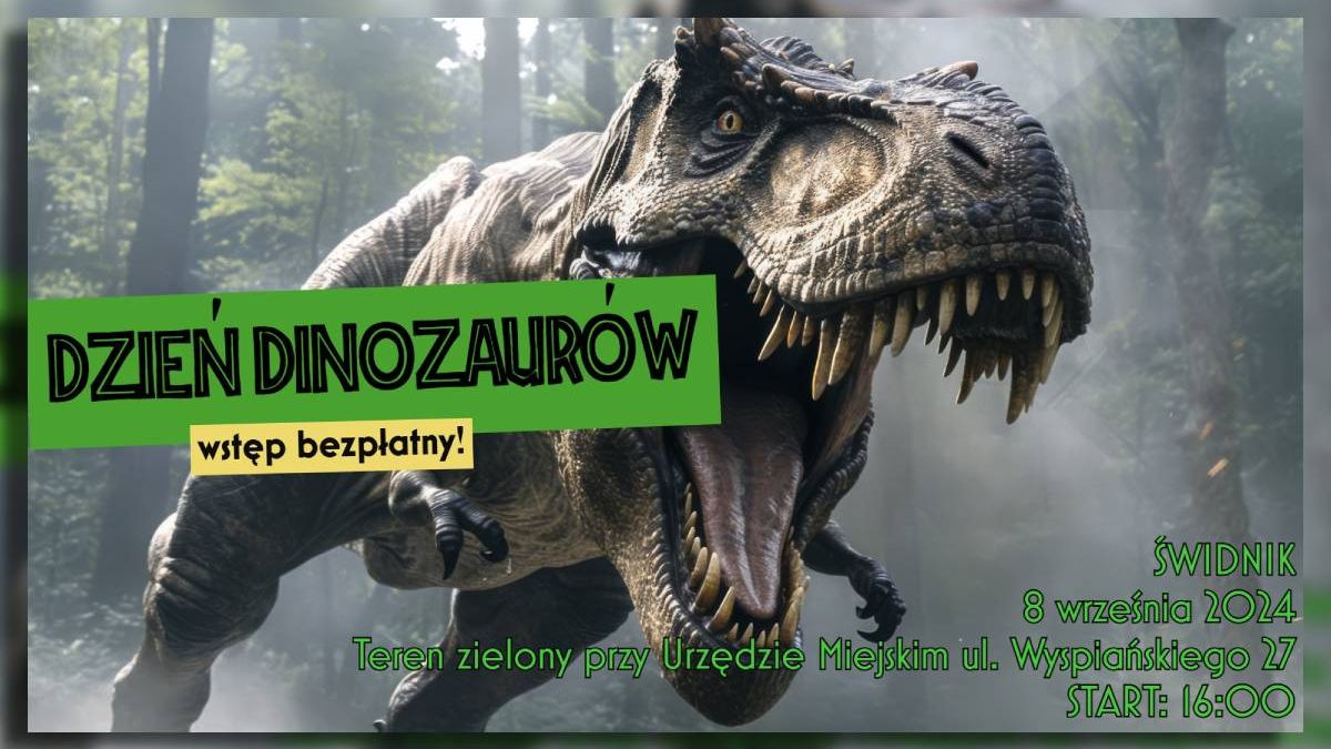 grafika Dzień dinozaurów w Świdniku