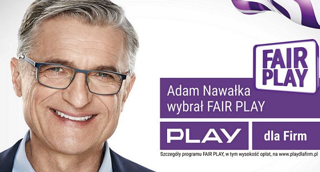 Adam Nawałka reklamuje Fair Play w Play dla Firm (wideo)
