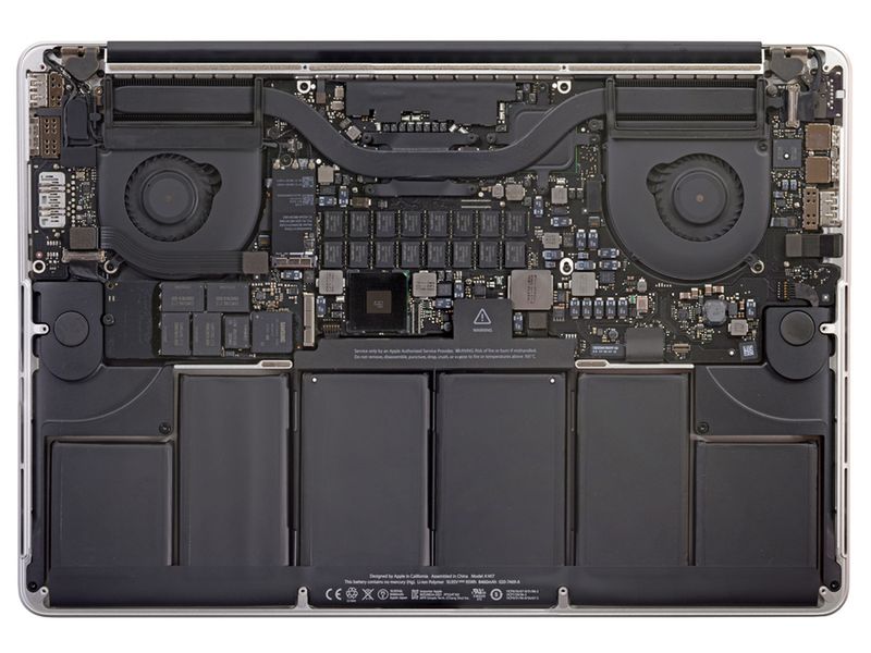 Nowy MacBook Pro rozebrany do rosołu 2