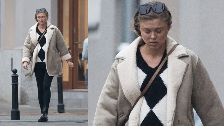 Joanna Opozda z coraz większym ciążowym brzuszkiem