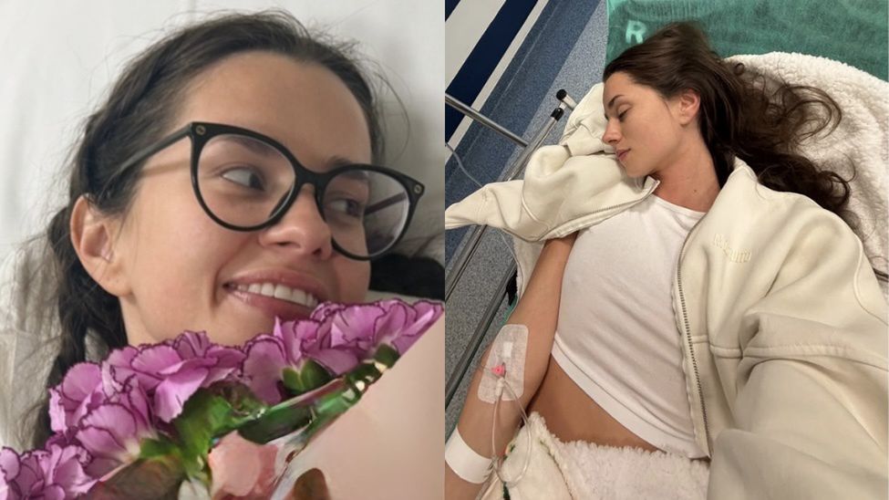 Adrianna Krysian z TVN relacjonuje pobyt w szpitalu