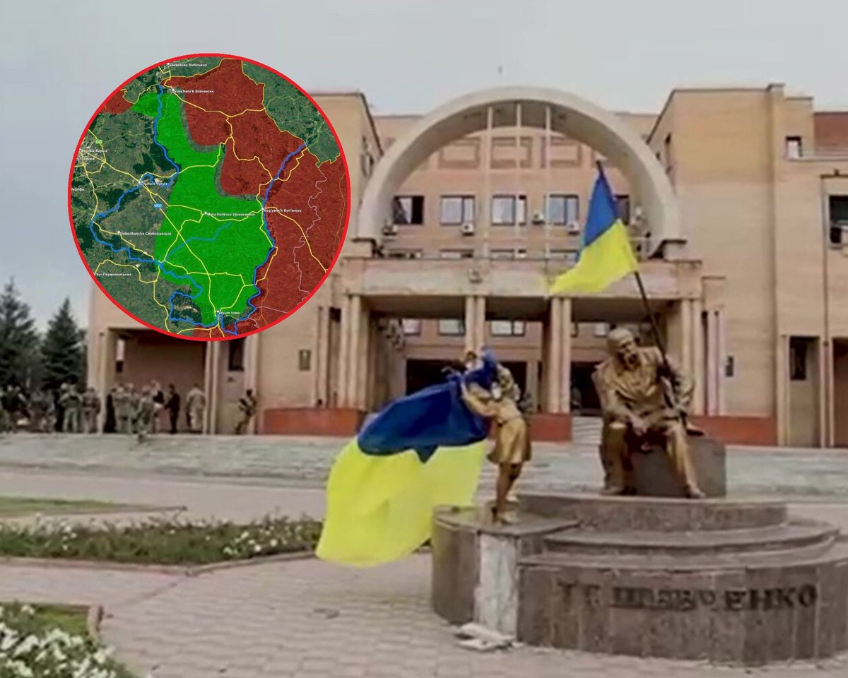 Sukces ukraińskiej ofensywy. W 4 dni przejęli terytorium, które Rosjanie zdobyli 4 miesiące
