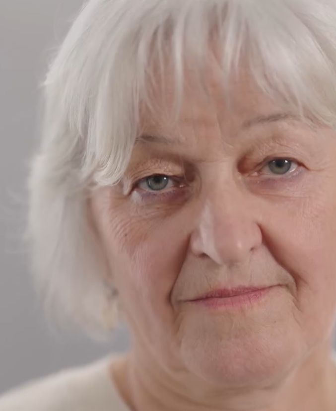 70-letnia Halina przed metamorfozą