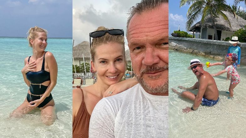 Edyta i Cezary Pazurowie na Malediwach