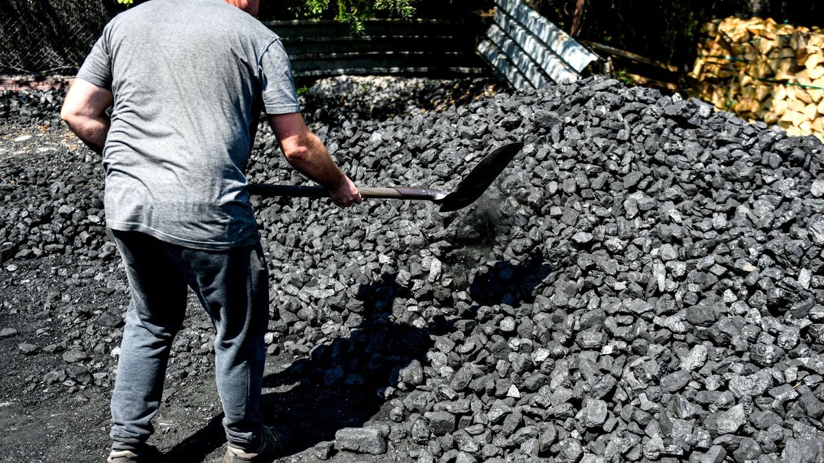 Sk?ad opa?u
Fot. Artur Barbarowski/East News, Zabierzow (woj. malopolskie), 20.07.2022. Sklad wegla w podkrakowskim Zabierzowie.
Artur Barbarowski