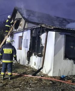 Dom stanął w płomieniach. Właścicielce udało się uciec przed ogniem