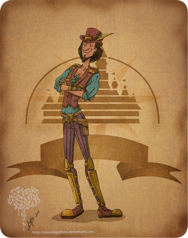 Bohaterowie Disneya w steampunkowym stylu! 4