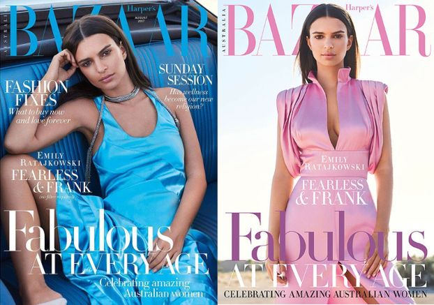 Emily Ratajkowski udaje poważną modelkę