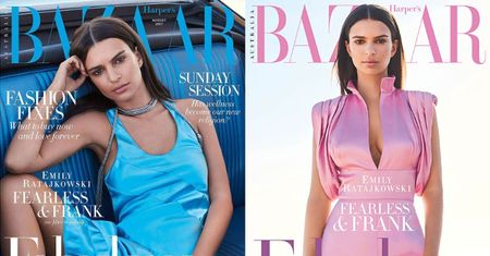 Emily Ratajkowski udaje poważną modelkę