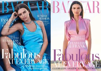 Emily Ratajkowski udaje poważną modelkę