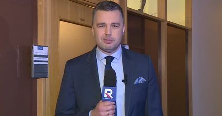 Michał Rachoń już nadaje dla innej stacji. Pracuje tam jego żona