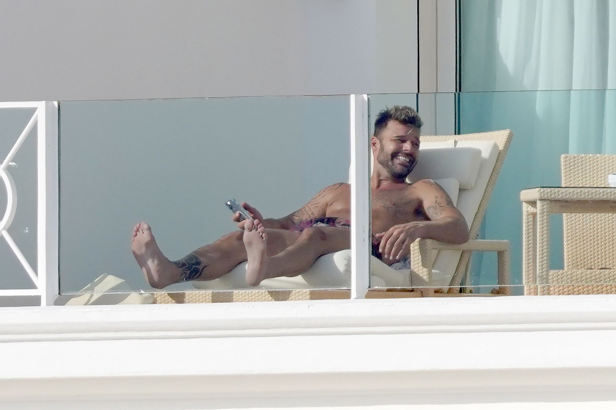 Ricky Martin opala się na Lazurowym Wybrzeżu