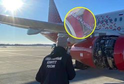 Chwile grozy w Rosji. Część silnika samolotu rozsypała się w powietrzu