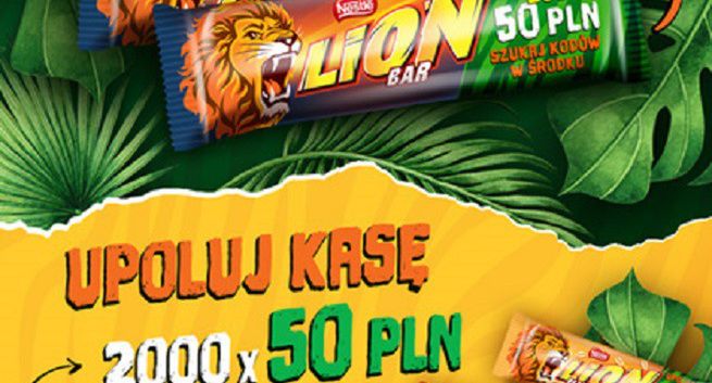 Lion z loterią „Upoluj kasę”