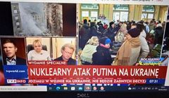 Skarga do KRRiT na pasek TVP Info "nuklearny atak Putina na Ukrainę". TVP: nieprecyzyjna belka
