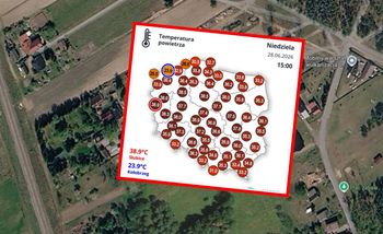 Pada tegoroczny rekord. Pierwsza stacja pokazała 40 stopni