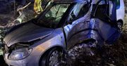 Pow. Jaworski: Wjechał w drzewo. Pięcioro nastolatków w szpitalu