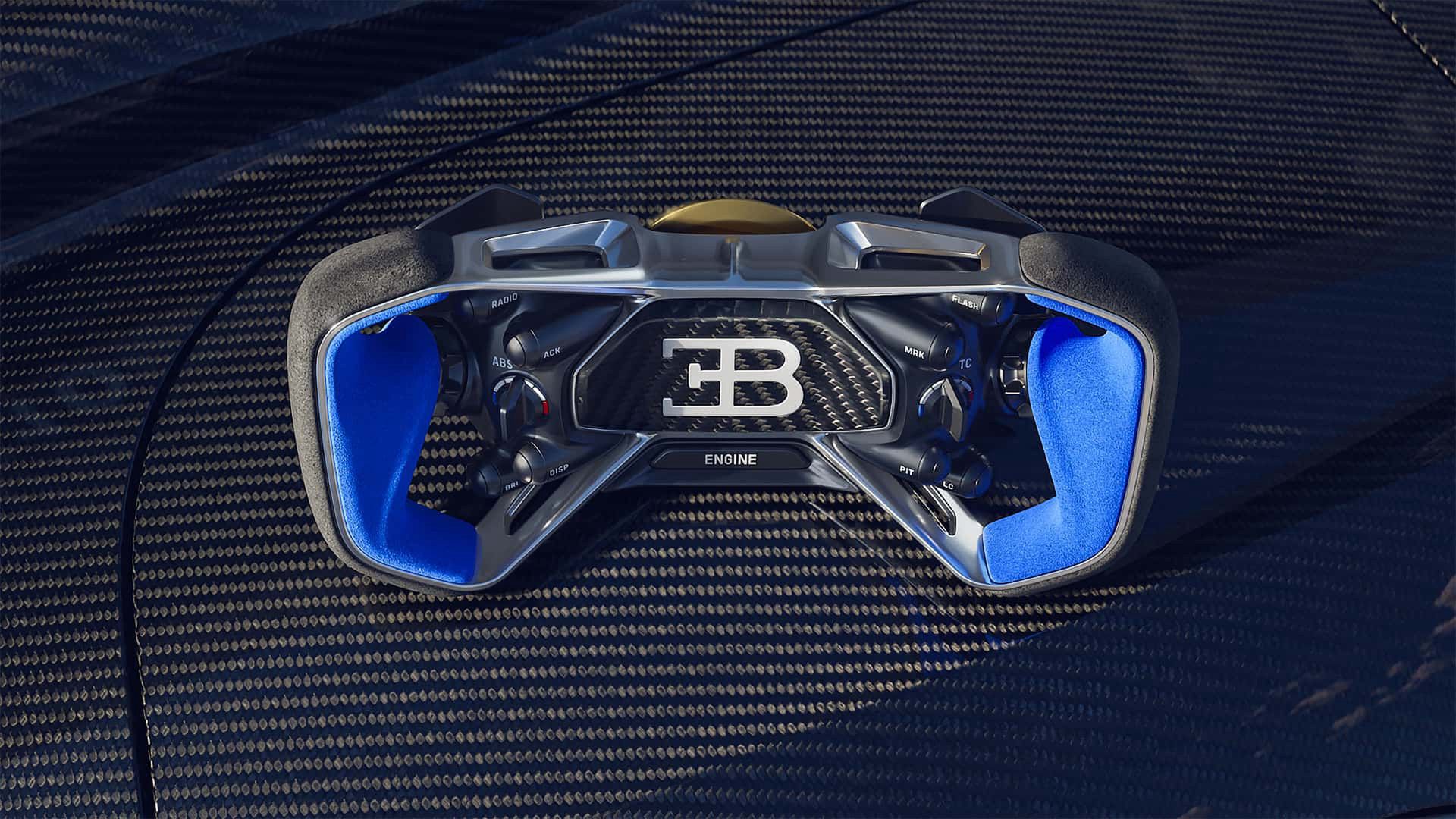 Wnętrze Bugatti Bolide