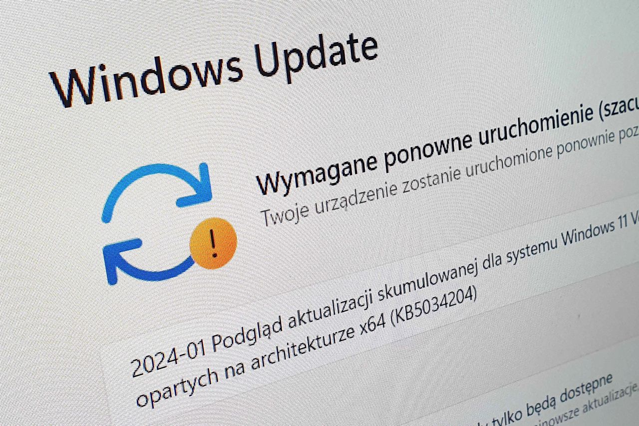 Windows 11: opcjonalna aktualizacja KB5034204 w Windows Update