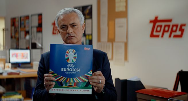 Jose Mourinho gwiazdą akcji marketingowej Topps na UEFA EURO 2024