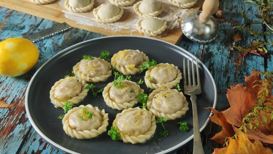 Jesienne pierożki z rydzami