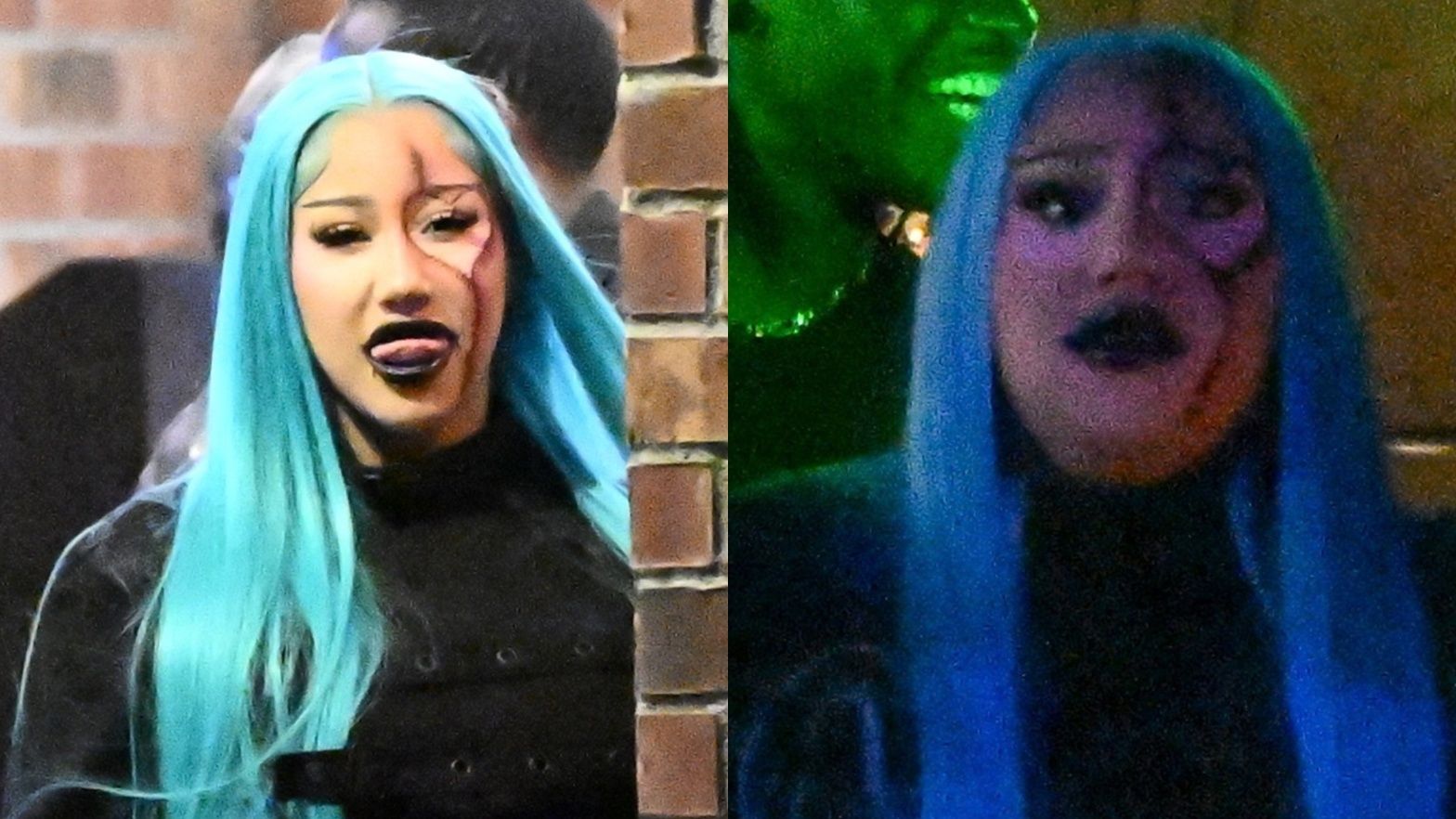 North West w halloweenowym make-upie