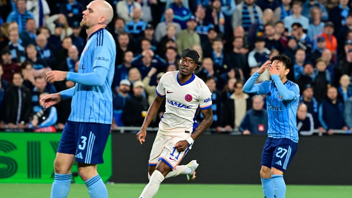 PAP/EPA / Jonas Ekstromer / Mecz Ligi Konferencji: Djurgardens IF - Chelsea FC