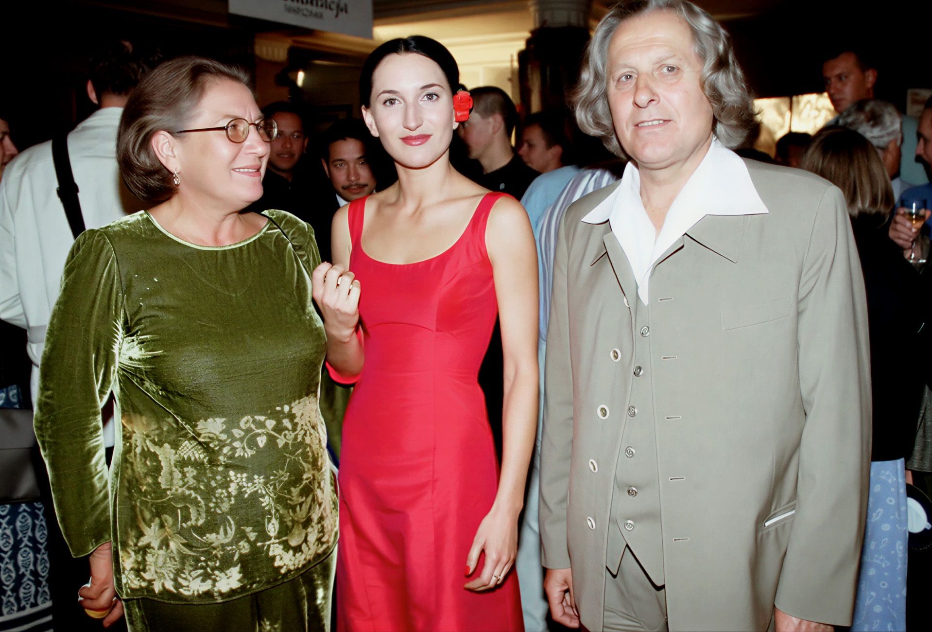 Justyna Steczkowska z rodzicami 