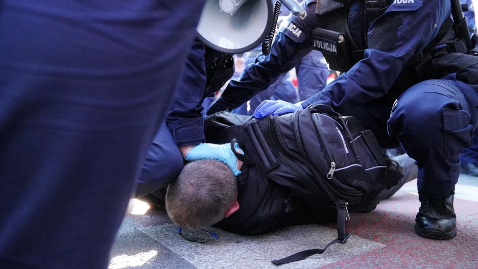 Protest przedsiębiorców w Warszawie. Paweł Tanajno zatrzymany (zdj. ilustracyjne)