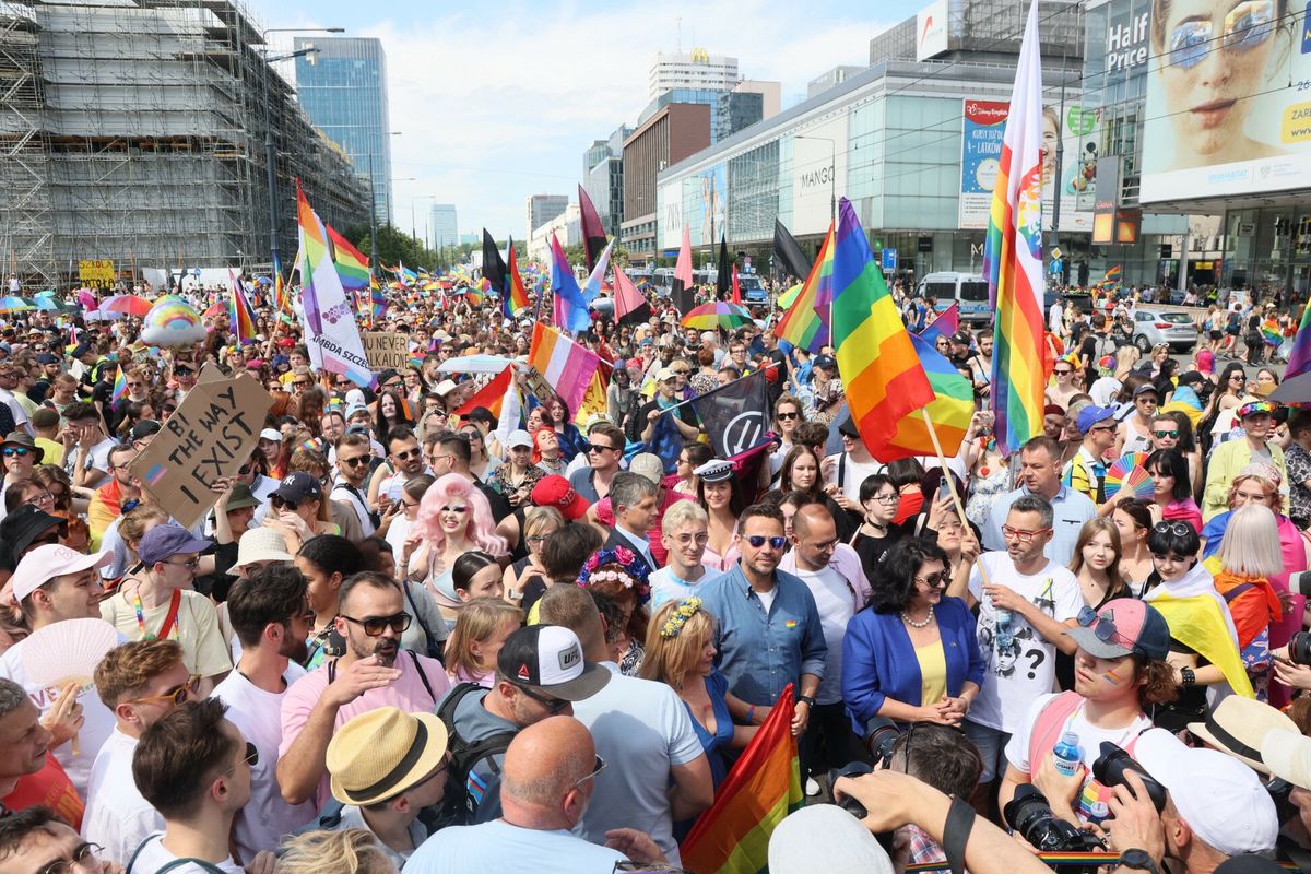 Warsaw & Kyiv Pride w stolicy. Tysiące osób na ulicach 