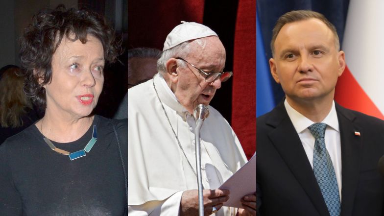 Szczepkowska krytykuje decyzję Dudy o wprowadzeniu żałoby 