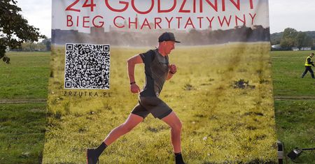 Ultramaratończyk biegł dobę bez przerwy. W liczbę km aż trudno uwierzyć