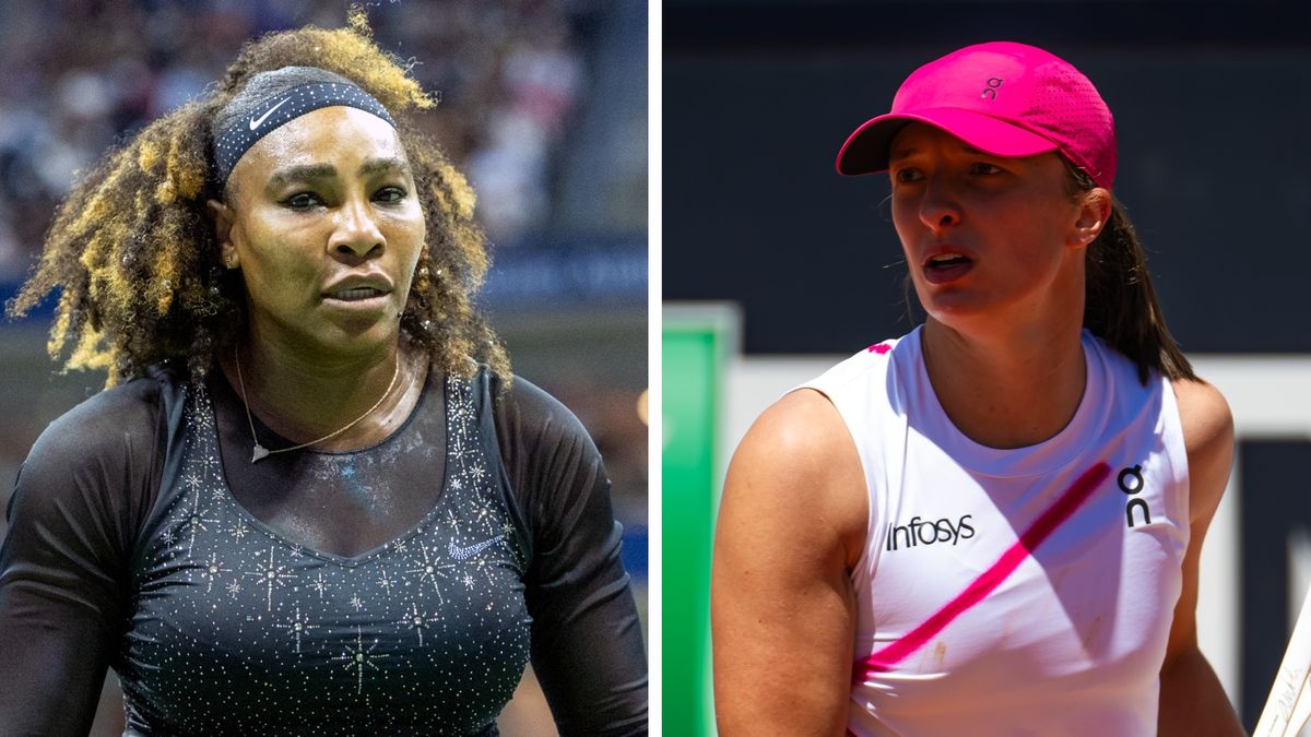 Getty Images / Tim Clayton/Corbis, Robert Prange / Na zdjęciu: Serena Williams i Iga Świątek