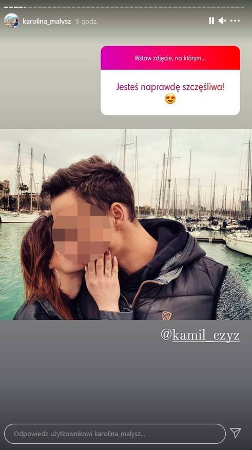 Karolina Małysz przyłączyła się do zabawy na Instagramie i pokazała internautom sporo starszych zdjęć z narzeczonym i rodziną