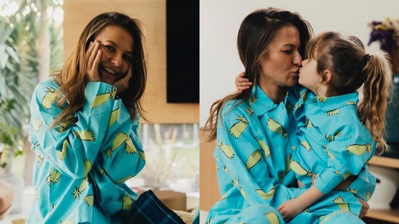 Anna Lewandowska po raz kolejny wyróżniła młodszą córkę