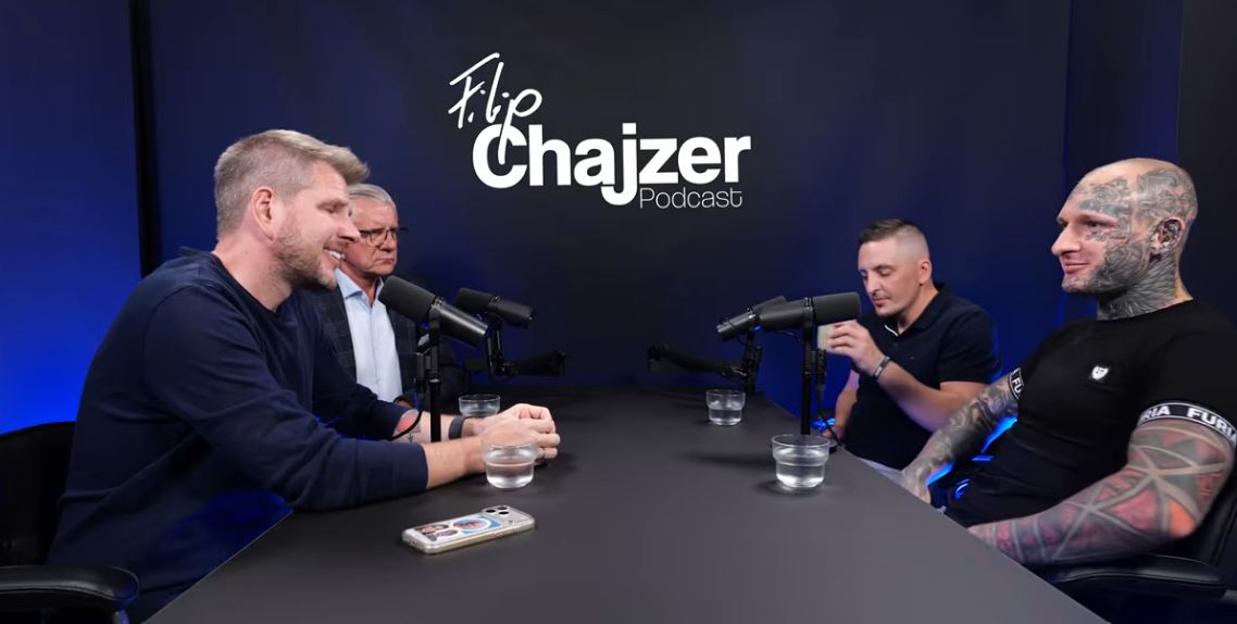 Filip Chajzer ze swoimi gośćmi w programie