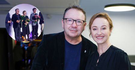 Zbigniew Zamachowski i Gabriela Muskała pozują razem na gali. Zadali szyku?