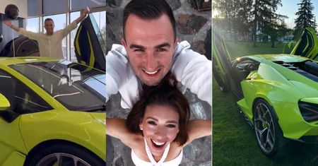 Narzeczony Klaudii Halejcio chwali się nowym lamborghini za 3,5 MILIONA ZŁOTYCH! "Jako pierwszy w Polsce przyjąłem klucze" (ZDJĘCIA)