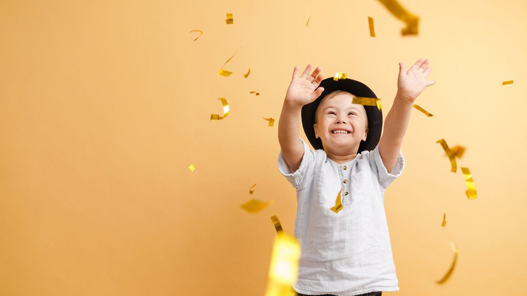 Dziecko z zespołem Downa zwykle jest pogodne i radosne