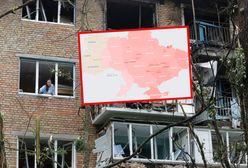 Rosyjskie drony nad Kijowem. Odłamki spadły na budynek mieszkalny