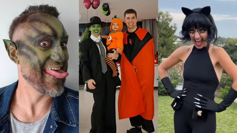 Gwiazdy chwalą się Halloweenowymi kostiumami: Marcin Prokop jako reptilianin, Wersow niczym z "Maski" i kocica Joanna Koroniewska