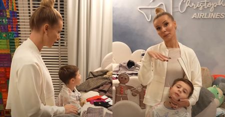 Izabela Janachowska pokazała pokój syna: ściany jak niebo, łóżko w kształcie chmur, samoloty